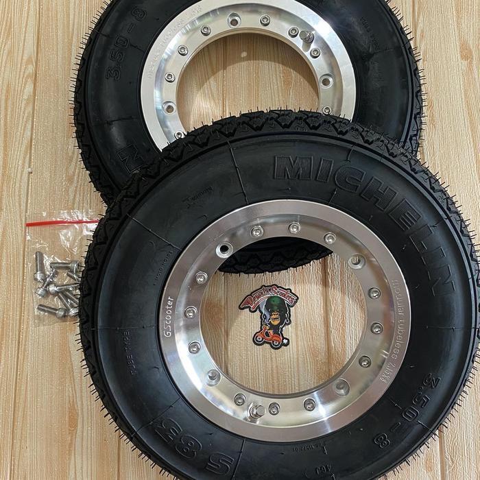 Velg tubeless ring 8 gscooter modular vespa super ps ban michelin