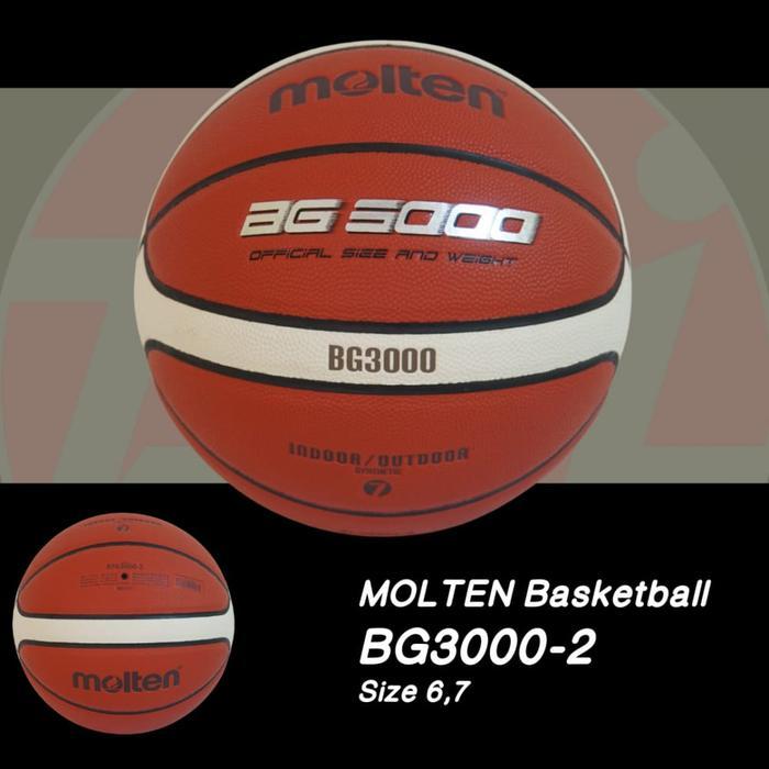 BOLA BASKET BG3000 - BASKET MOLTEN BG 3000 ORIGINAL PERBASI MOLTEN
