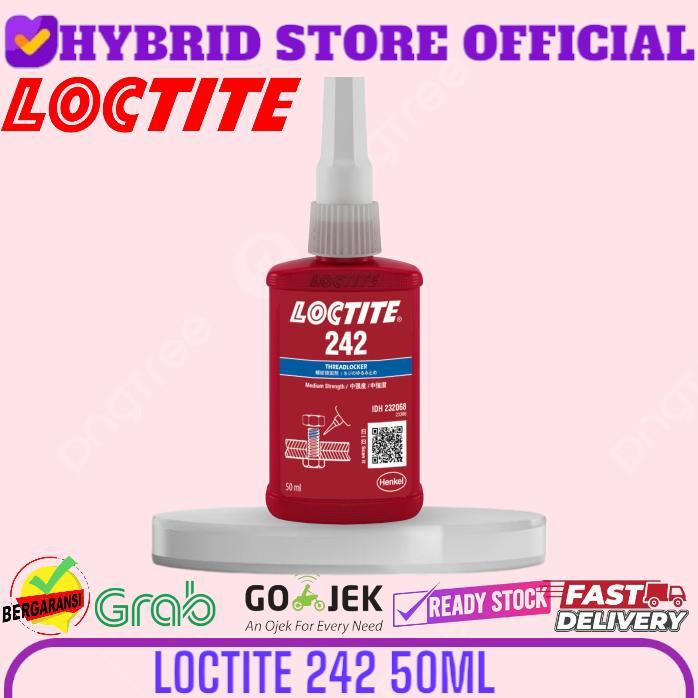Henkel LOCTITE 242 Threadlocker Lem Baut 50 ml - LEM BAUT LOCTITE 242 50ML