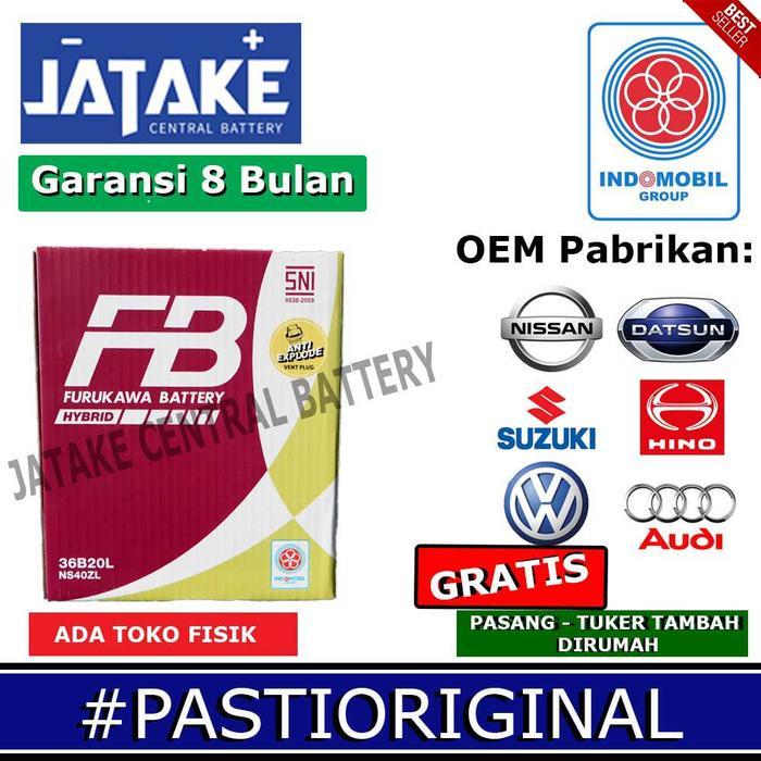 Aki basah mobil ERTIGA SIRION SIGRA Ns40ZL Furukawa Battery FB Hybrid