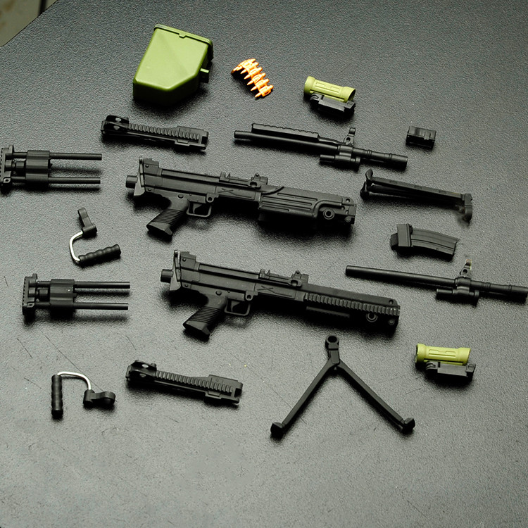 112 Soldier Special Forces Weapon Props HK416 SCAR T5000 UIZ M4A1 Desert Eagle M249 SCARH MCX Gun