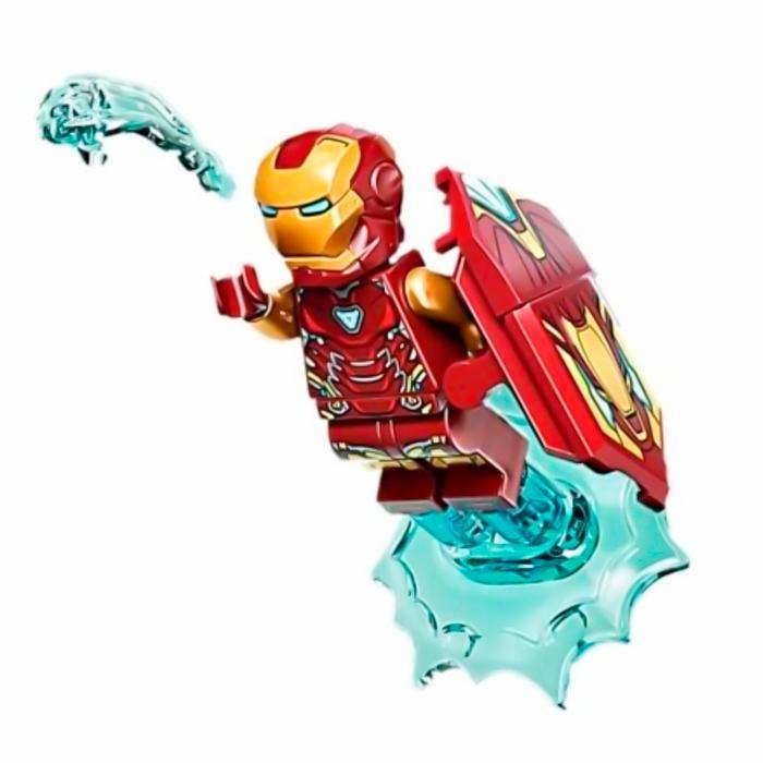 LEGO SH731- Iron Man Mark 85 Armor - Black Hair (76192)