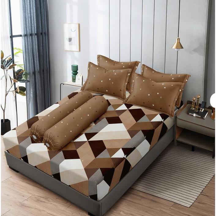 Vallery Quincy - Sprei King 180X200 Tinggi 30Cm Bantal 2 - Picasso