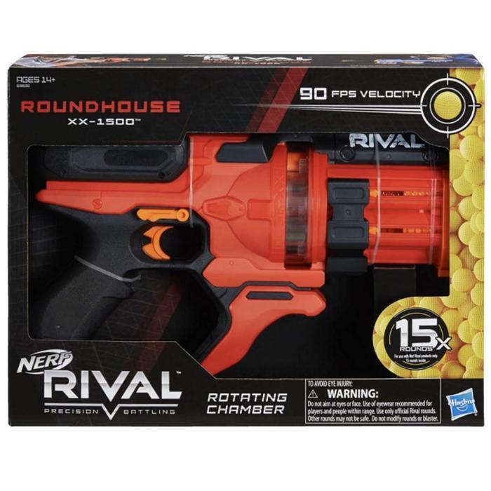 Nerf Rival Roundhouse XX-1500 Rotating Chamber Red Blaster