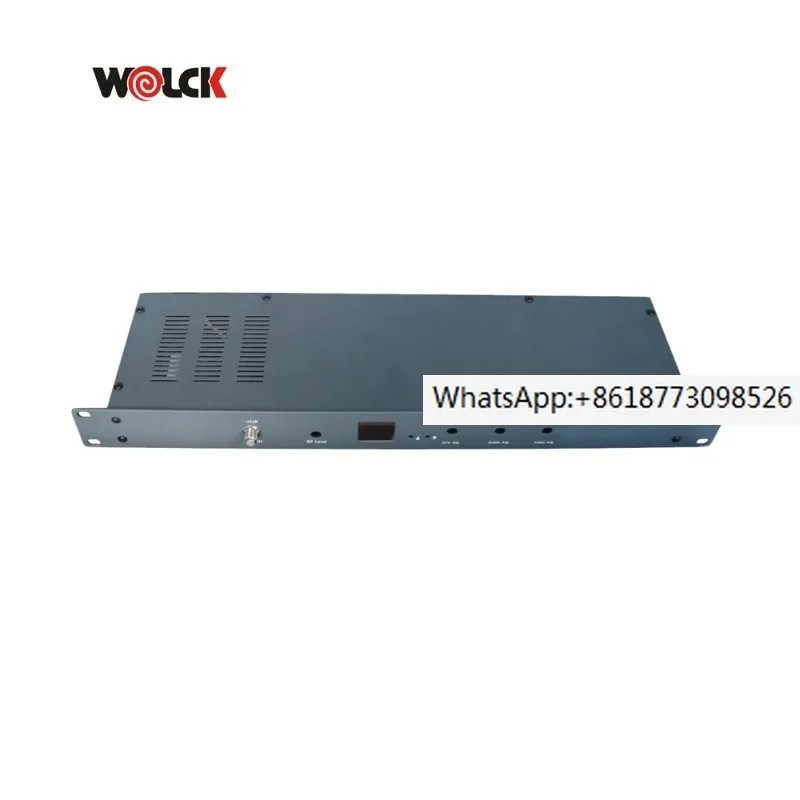 Cable Tv Single Way Fixed Agile Modulator R-f Output Catv Headend Equipment