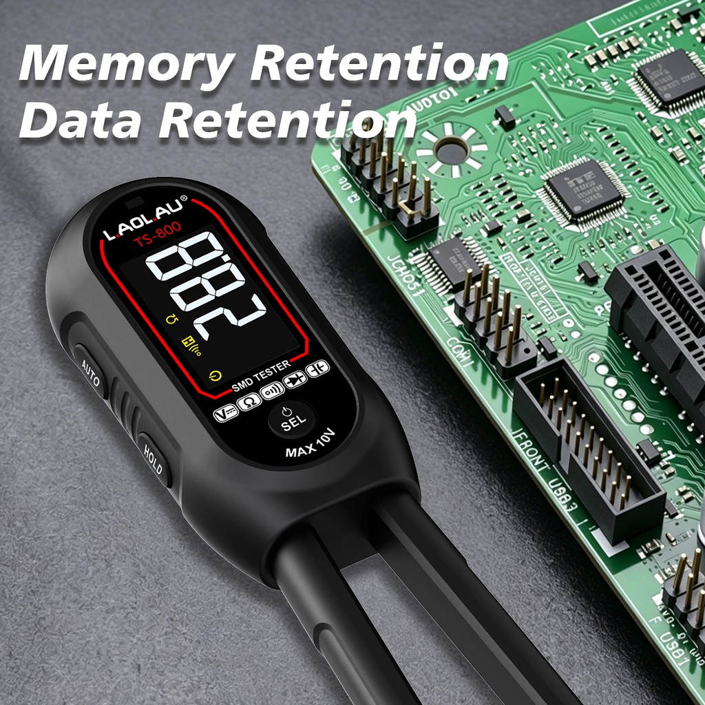 TS800 LR Tweezer Meter SMD omponent Tester Digital Multimeter Resistane apaitane Diode Voltage