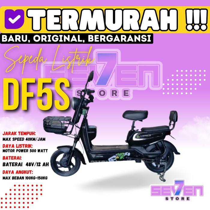 SEPEDA LISTRIK UWINFLY DF5S DRAGONFLY 5S - BLACK