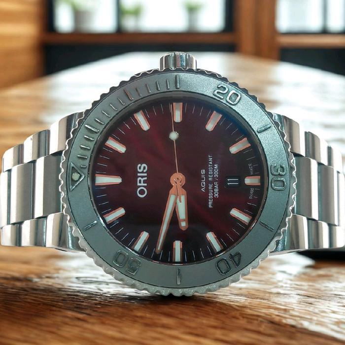 TERLARIS Oris Aquis Date Relief Jam Tangan Pria Automatic 42mm READY STOCK