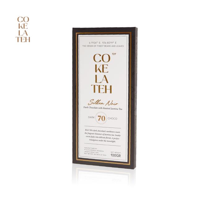Cesso.Shop- Cokelateh 70% Dark Chocolate Bar Jasmine 100Gr - Cokelat Batang Premium