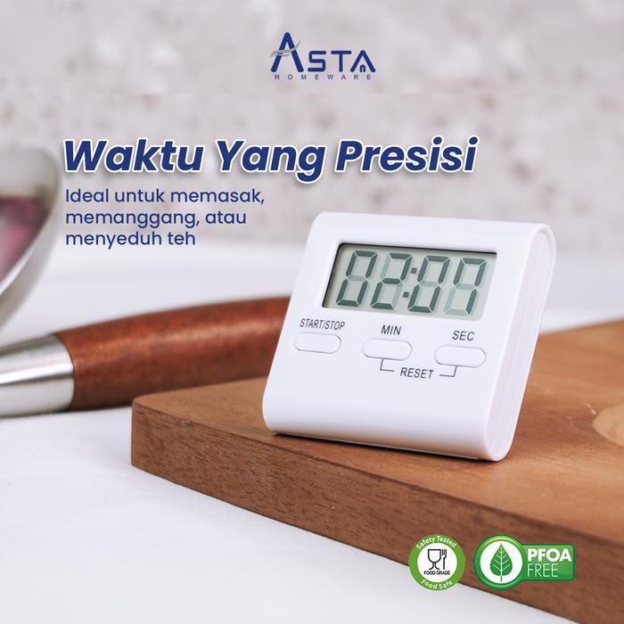 Flash Sale Asta Timer Masak Digital Kitchen Timer Alarm Masak Dapur Stopwatch Original