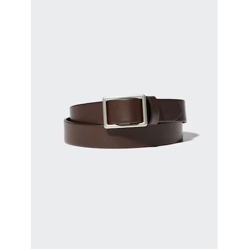 PROMO IKAT PINGGANG KULIT ITALIA PRIA UNIQLO ID MEN'S ITALIAN LEATHER SLIDE BUCKLE BELT UNIQLO ID