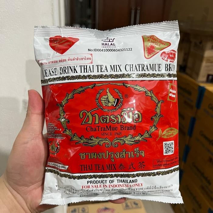 

New Thai Tea Chatramue 400gr BPOM HALAL