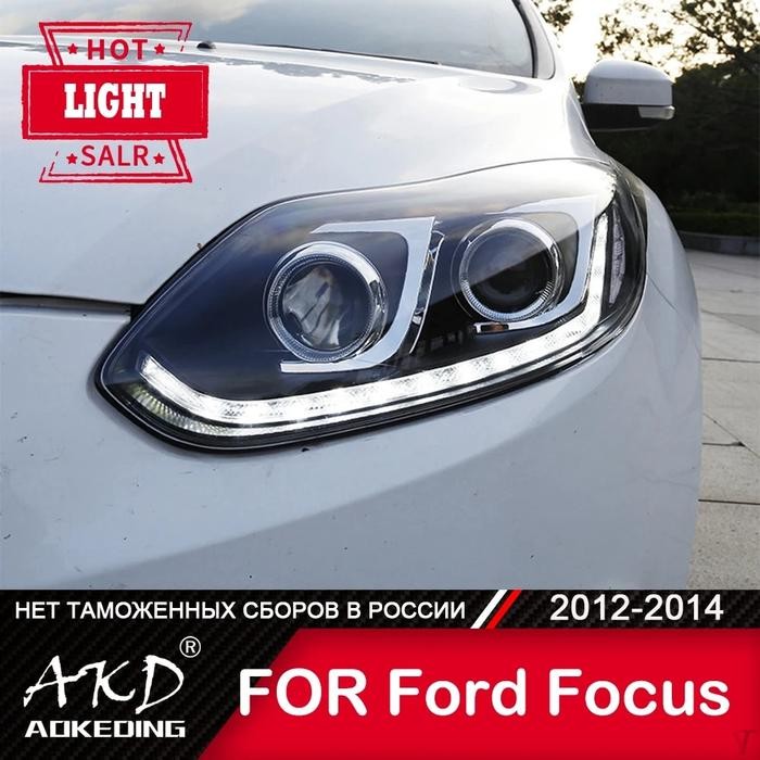 Langsung diproses Lampu depan mobil Ford Focus, lampu depan mobil untuk Ford Focus