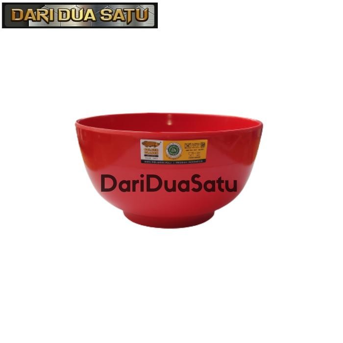 (Good) Mangkok Melamin Kaki 6 inch Golden Dragon W0806