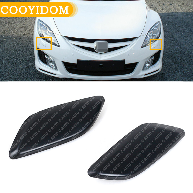 Car Front Bumper headlight washer spray nozzle cover headlamp washer