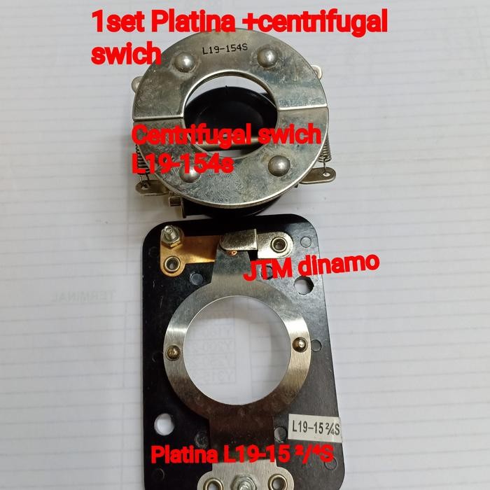 Platina L19-15 / S + Centrifugal swich L19-154S -Platina dinamo