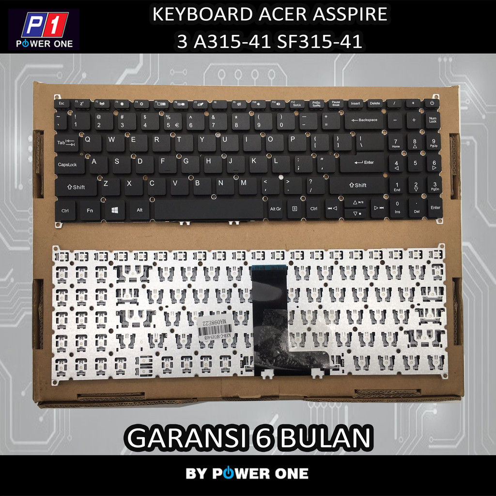 Keyboard Acer Aspire 3 A315-41 SF315-41 Black