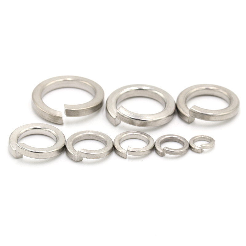 10/ 50/ 100pcs Spring Split Lock Washer Elastic Gasket M1.6 M2 M2.5 M3 M4 M5 M6 M8 M10 M12 M16 M24 M