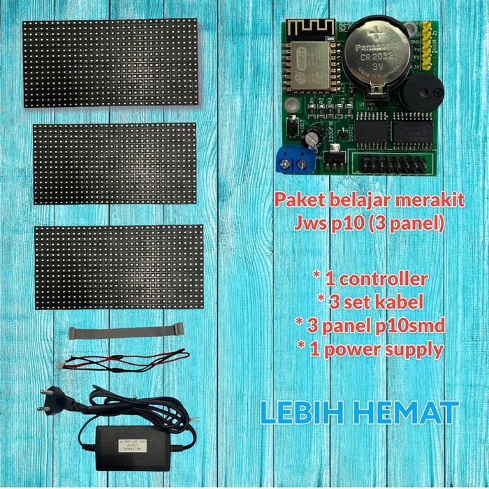 Paket belajar merakit jws - 3panel - p10