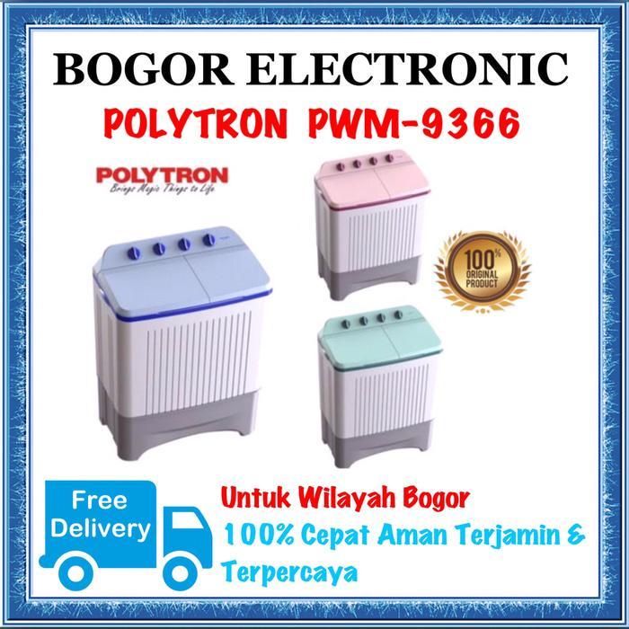 New MESIN CUCI POLYTRON 8KG MESIN CUCI POLYTRON PWM8366 PWM 8366