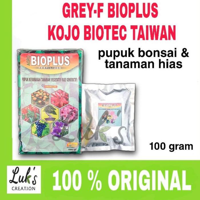PUPUK BIOPLUS KOJO BIOTEC TAIWAN 100GR pupuk bonsai dan tanaman hias