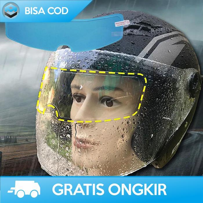 STICKER KACA FILM HELM MOTOR ANTI HUJAN AIR SILAU EMBUN MURAH ZT8