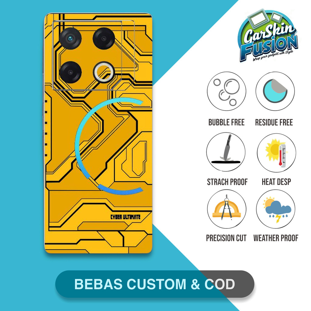 Garskin Skin Infinix GT 20 Pro 5G cyber Ultimate v2 Anti-Scratch Protector Case | by Fusion Kode - z