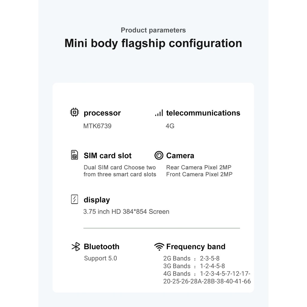 FUFFI-X7 Pro Mini Smartphone,4G Network,3.75 inch,2+16GB ROM,Android 10.0,Mobile phones,Google Play