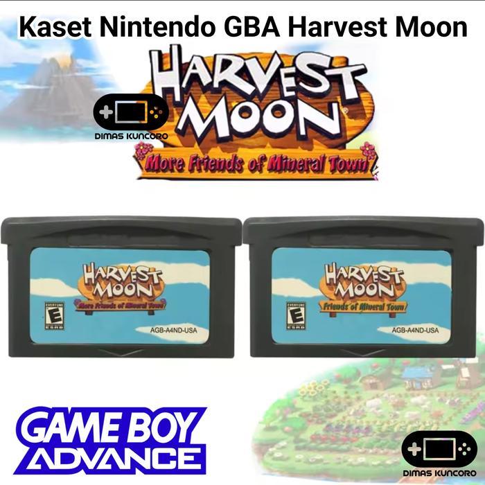 Kaset Nintendo GBA Harvest Moon cartridge nintendo gameboy advance gba sp micro ds lite nds