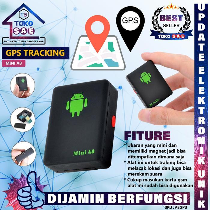 Tokosaestore Gps A8 Mini Alat Perekam Suara Gsm Sim Gprs Tracker Pelacak Lokasi Jarak Jauh