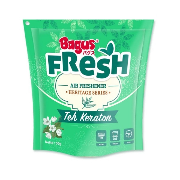 BAGUS FRESH AIR FRESHENER TEH KERATON POUCH 50 GR