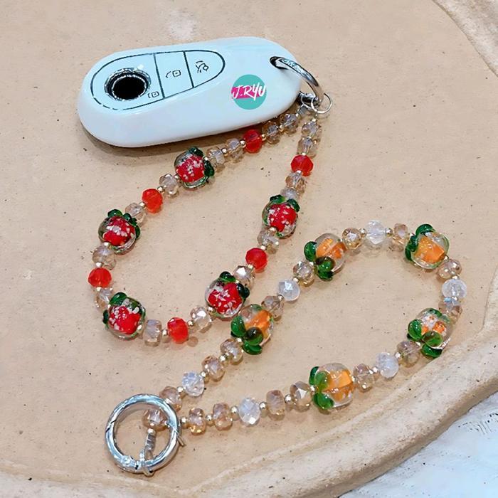 Jryu Gantungan Hp Korea Ryujin 502-Gid Gantungan Gelang Kristal Gantungan Tas Menyala Dalam Gelap