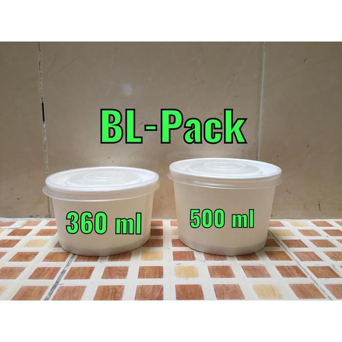 Paper Bowl 500 Ml Dengan Tutup