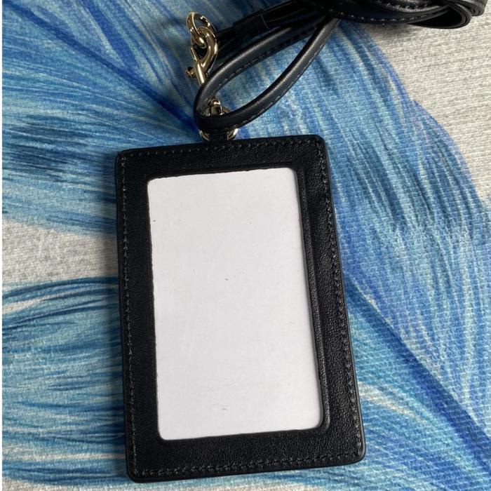 Coach Lanyard Pemegang Kartu Id/Name Tag Diy Lanyard Embossed 65573