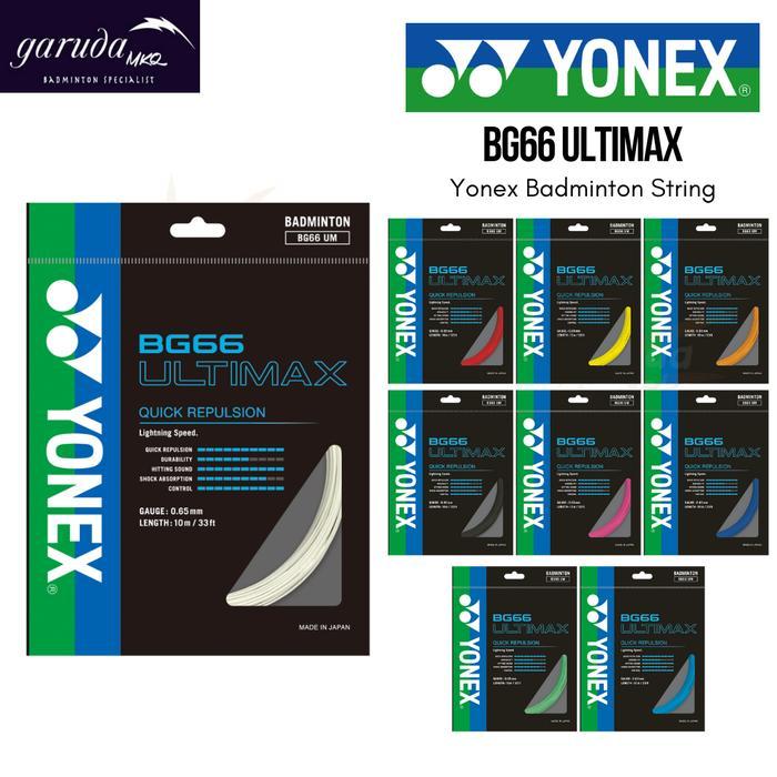 Senar Raket Yonex Bg 66 Ultimax / Senar Yonex Bg 66 Um / Yonex Bg-66 Um Original