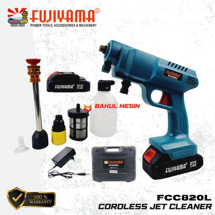 Terbaik Mesin Jet Cleaner Cordless Fujiyama Fcc820L High Pressure Cleaner Terlariss 