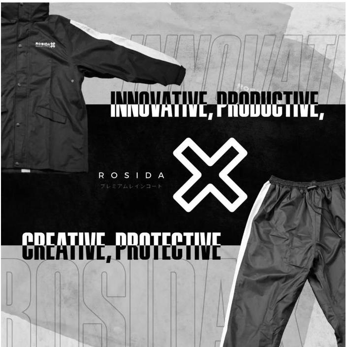 Jas Hujan Rosida Sporty Japan R882 / R 882 / 882 X Asli 100% Original Best Product Raincoat Mantel