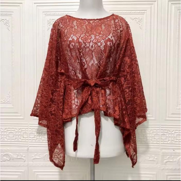 eyys- Brukat Kebaya / Outer Brukat / Cardigan Brukat Cantik Mewah Kondangan Muslim Wanita