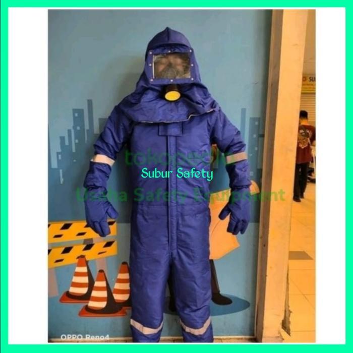 Baju Lebah / Baju Pelindung Anti Lebah Biru