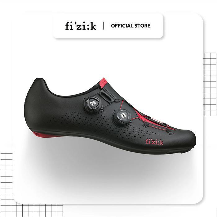 TERMURAH Sepatu Sepeda Road Bike Fizik Infinito R1 Shoes - Black / Red READY STOCK
