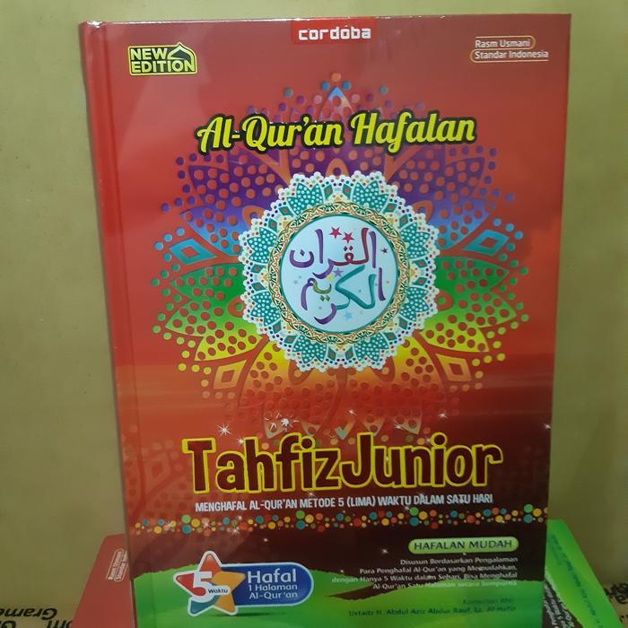 Sedia Al Quran Hafalan Tahfiz Junior : Menghafal Al Quran Metode 5 Waktu