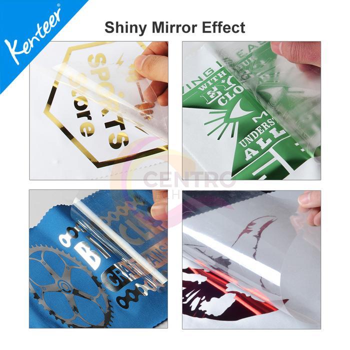 Centro Technology Polyflex Metallic Foil Korea Bahan Stiker Sablon Kaos Kualitas Korea 50X100Cm