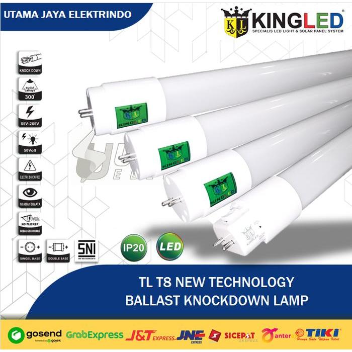 Laris Lampu Tl T8 120Cm 15.5 Watt 2800Lm Teknologi Baru Kingled Terlariss 