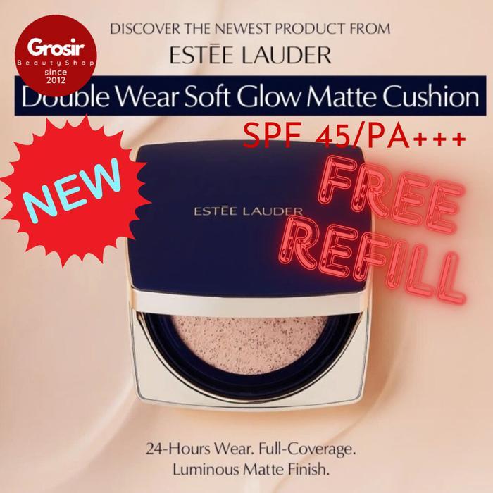 Estee Lauder Double Wear Softglow Matte Spf 45 Fullset Free Refill Estee Lauder Cushion