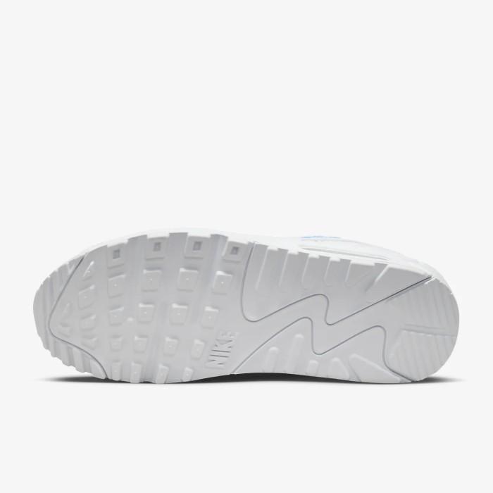 Berkualitas Nike Air Max 90 White/University Blue Original100% Terlariss 