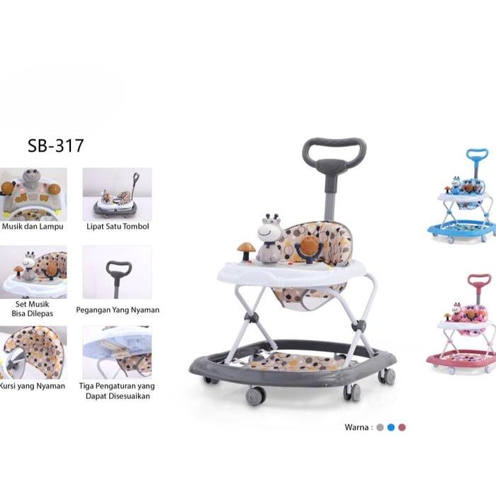 Baby Walker 1 - Baby Walker Ada Musik dan Dorongan