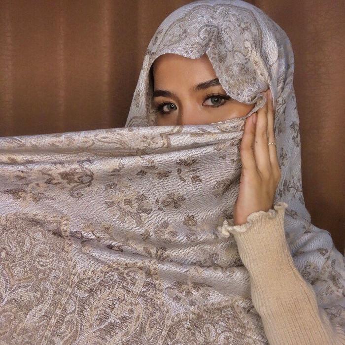 LAYLA Cashmere Shawl/ Pashmina Kashmir Layla series hijab Wanita Muslim