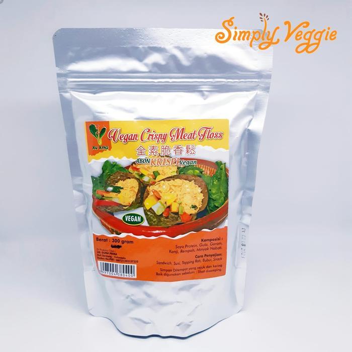 TERLARIS Xu Xing Vegan Crispy Meat Floss Vegetarian Abon Soya Vegan Abon Vegan