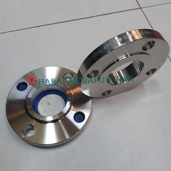 Flange Stainless Ss304 Ansi 150 1 1/2" Inch / Flange #150 Sorf Ss304
