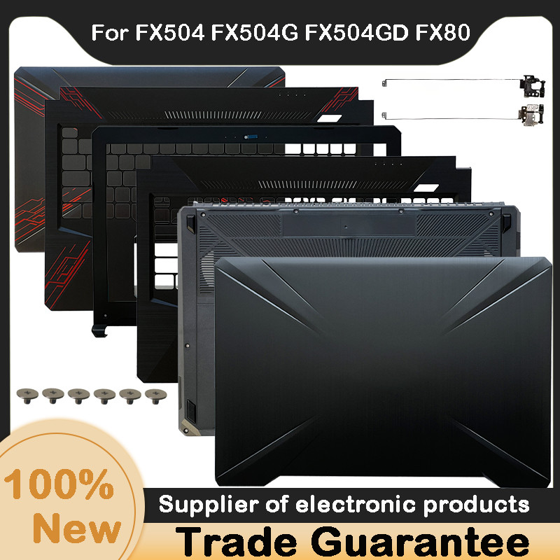 Laptop LCD Back COVER/Front Bezel/Palm Rest COVER/Bottom Base Case For TUF Gaming ASUS FX504 FX504G 